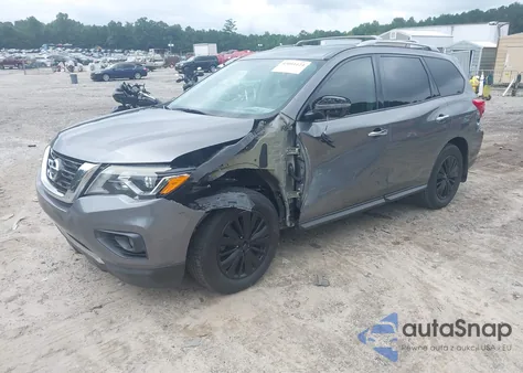 2018 Nissan Pathfinder Sl из США, поврежденный, VIN 5N1DR2MN3JC620216